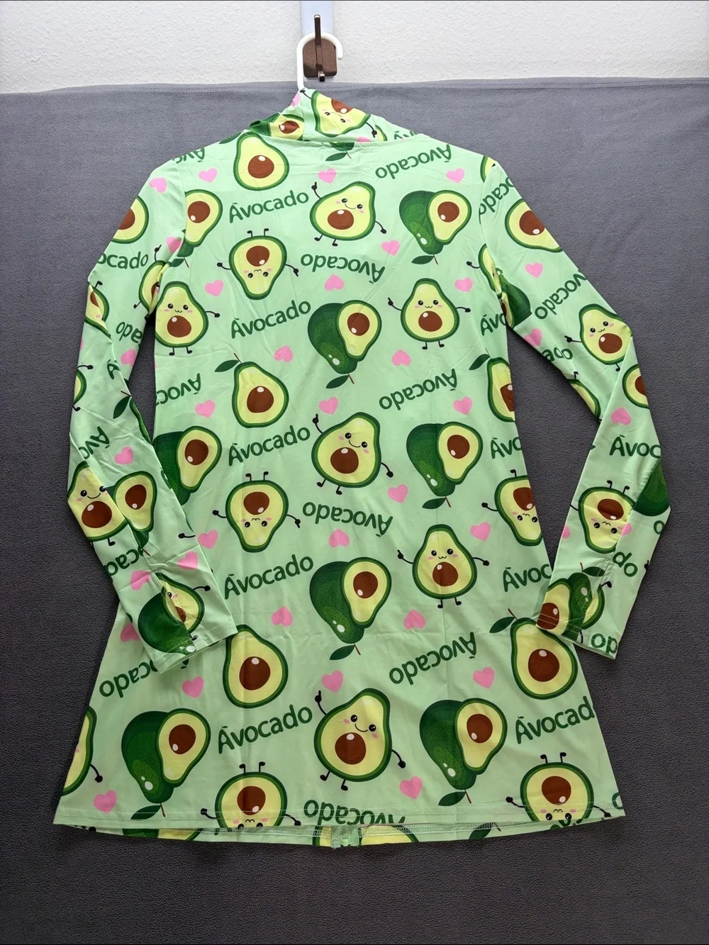 Kids Light Green Avocado Hooded Swim Coverup